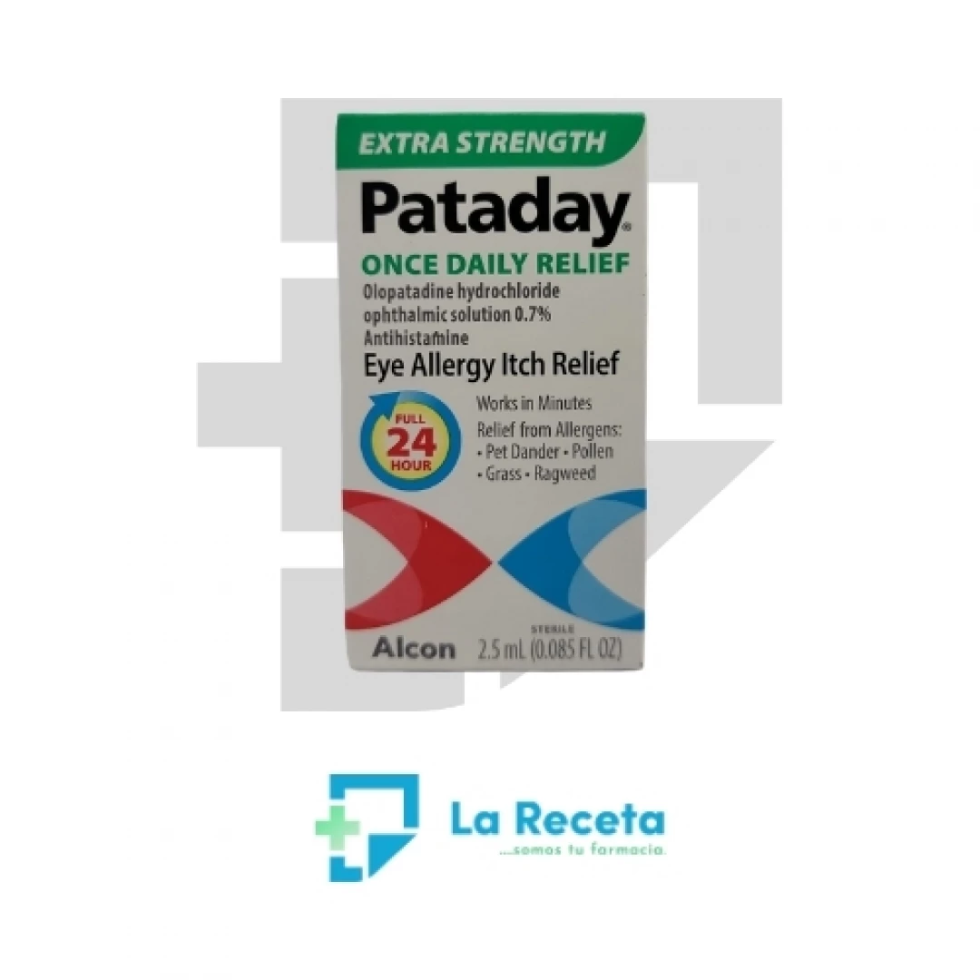 Pataday Extra Strenght Olopatadine hydrochloride ophthalmic solution 0.7% Antihistamine