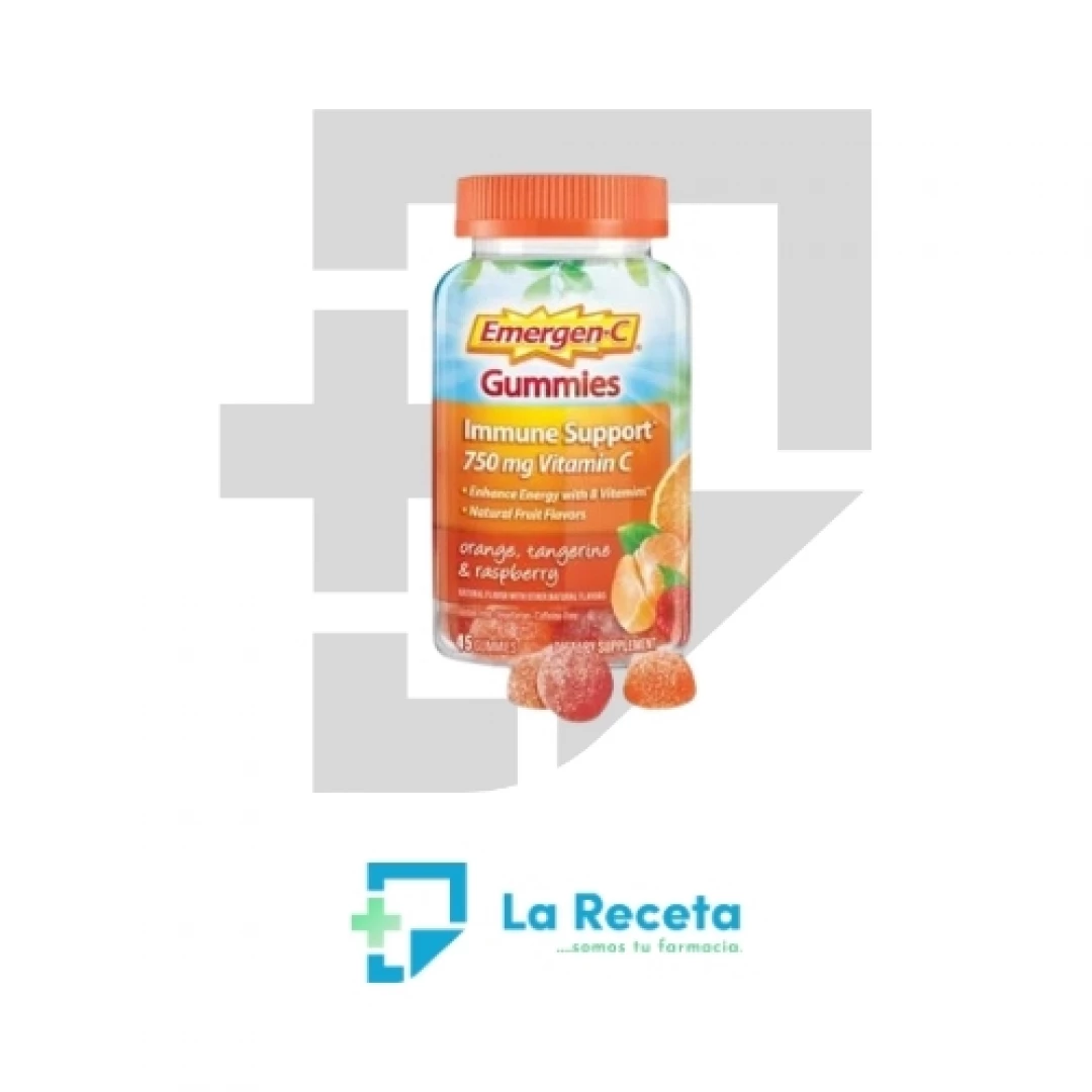 Emergen-C Gummies Orange, Tangerine & Raspberry